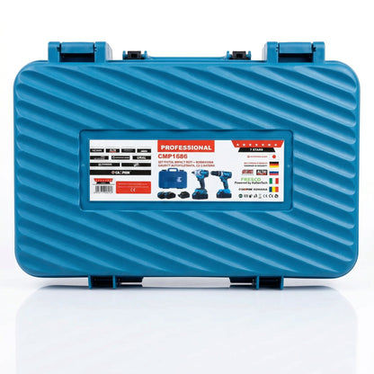 Set Profesional Bormașină + Mașină de Înșurubat cu Impact 350NM cu 2 Acumulatori 48V 8Ah și Valiză de Transport